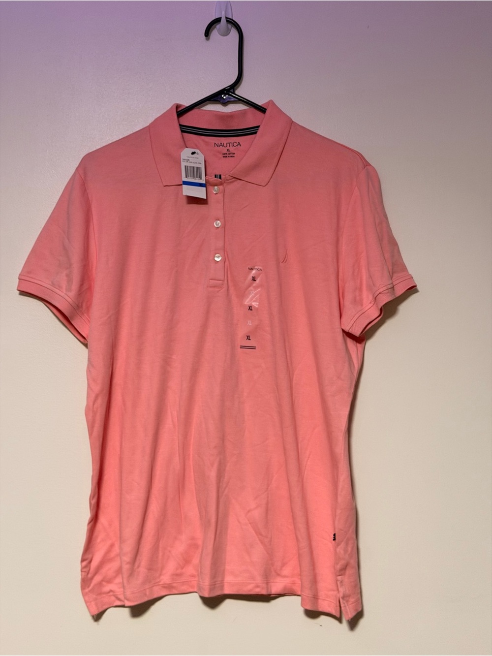 Nautica - Coral Pink Short-Sleeve Polo